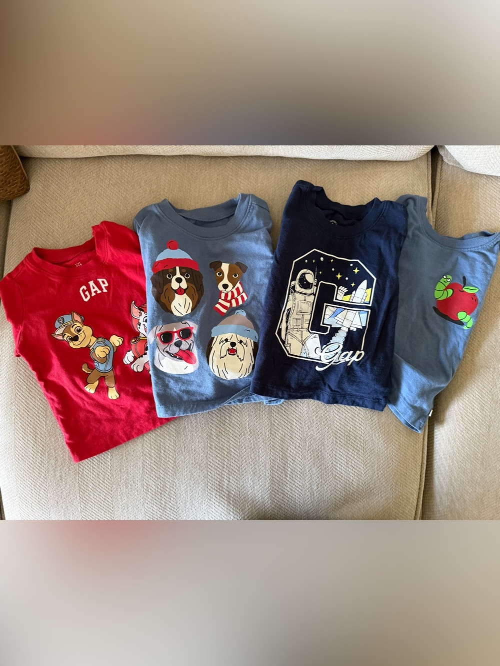 Baby Gap Bundle of 4 long sleeve shirts Size 12-18 mos